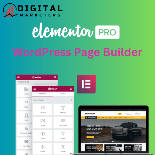 Eelementor Pro-Wordpress Page Builder