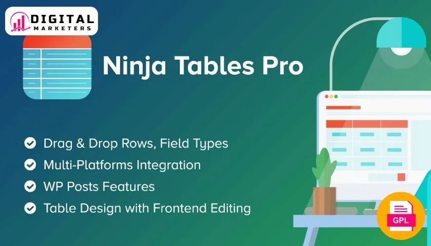 Ninja Tables - Plugin for Data Management Pro v2.3.6 [GPL]