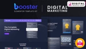 Booster Digital Marketing Elementor Template Kit [GPL]