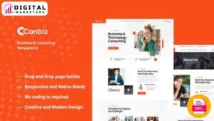 Conbiz Business & Consulting Elementor Template Kit [GPL]