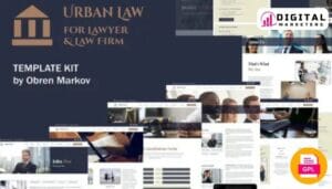 Urban Law for Lawyer & Law Firm Elementor Template Kit [GPL]