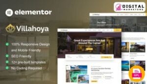 Villahoya Luxury Villa Rentals Elementor Template Kit [GPL]