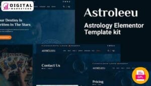 Astroleeu Astrology Elementor Template Kit [GPL]