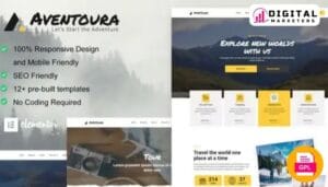 Aventoura Adventure Travel Elementor Template Kit [GPL]