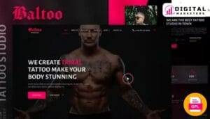 Baltoo Tattoo Studio Elementor Template Kit [GPL]