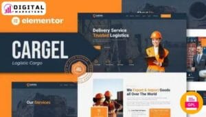 Cargel Logistic Cargo Elementor Template Kit [GPL]