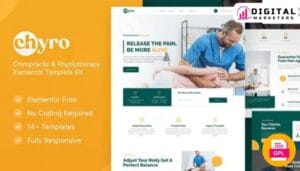 Chyro Chiropractic & Physiotherapy Elementor Template Kit [GPL]
