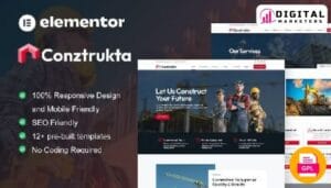 Conztrukta Elementor Template Kit [GPL]
