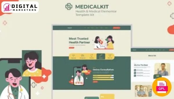 MedicalKit Health & Medical Elementor Template Kit [GPL]