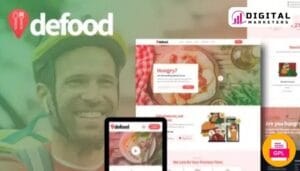 Defood Food Delivery Elementor Template Kit [GPL]