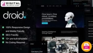 Droid Robotics Elementor Template Kit [GPL]