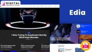 Edia Personal Blog Elementor Template Kit [GPL]