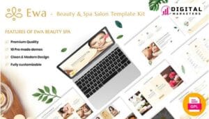 Ewa Beauty & Spa Salon Elementor Template Kit [GPL]