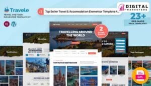 Travele - Travel and Tour Elementor Template Kit [GPL]
