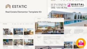 Estatic Real Estate Elementor Template Kit [GPL]