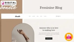 Bonnte Feminine Personal Blog Elementor Template Kit [GPL]
