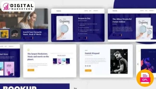 BookUp Bookstore & Self-Publishing Elementor Kit [GPL]