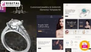 Custommade - Customized Jewellery & Goldsmith Elementor Template Kit [GPL]