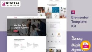 Darcy - Creative Agency Elementor Template Kit [GPL]