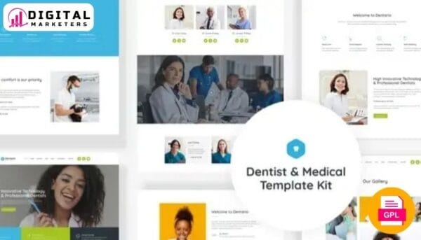 Dentario - Dentist & Medical Elementor Template Kit [GPL]