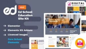 EdSchool Education Elementor Template Kit [GPL]