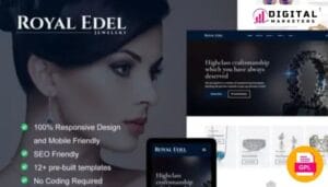 Edel Luxury Jewelry Elementor Template Kit [GPL]