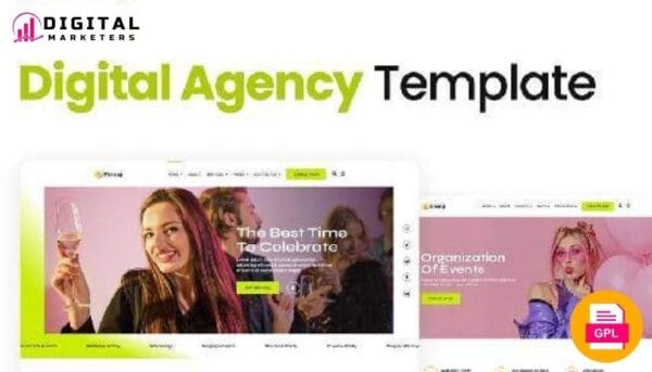 Emoji Event Agency Elementor Template Kit [GPL]