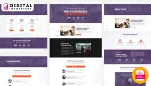 Eventer Meetup Conference Elementor Template Kit [GPL]