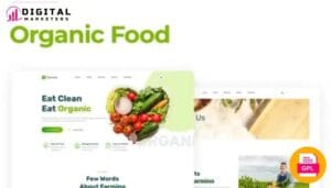 Farmino Organic Food Elementor Template Kit | Organic Store [GPL]