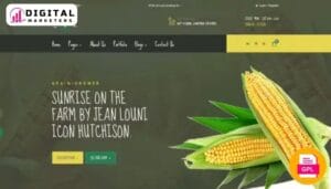 Grain Grower Agriculture Farm Farmers Elementor Template Kit | Farm [GPL]