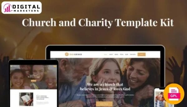 Holy Church Charity Elementor Template Kit | Church & Non-Profit [GPL]