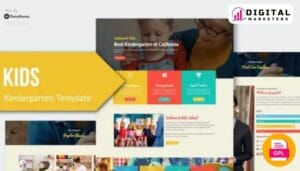 Kids Kindergarten Child Care Elementor Template Kit | Daycare & Preschool [GPL]