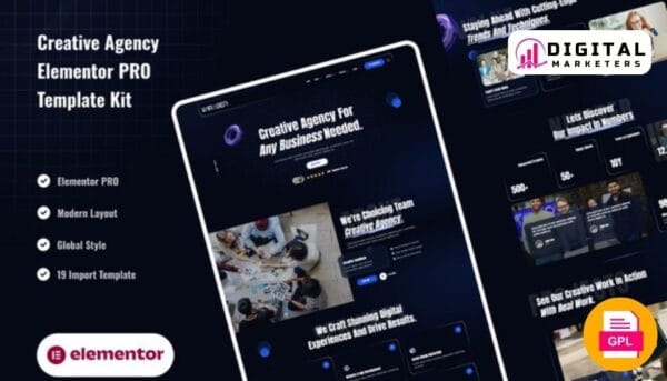 Wiragen Creative Agency Elementor Pro Template Kit - Elevate Your Creativity [GPL]