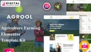 Agrool - Agriculture & Farming Elementor Template Kit [GPL]