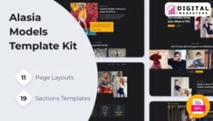 Alasia - Model Agency Elementor Template Kit [GPL]