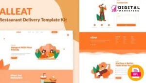 Alleat - Restaurant Elementor Template Kit [GPL]