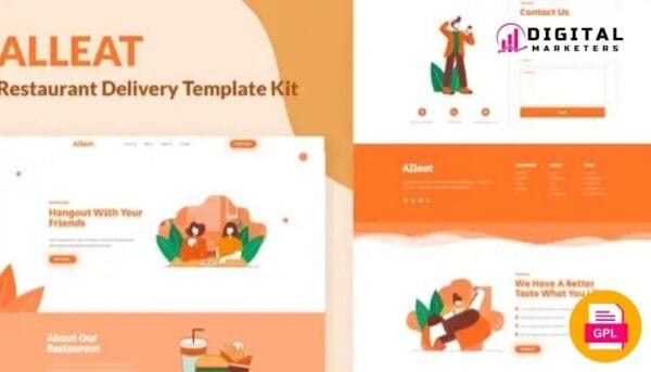 Alleat - Restaurant Elementor Template Kit [GPL]