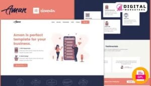 Elements Aman Multipurpose Unbounce Landing Page Template [GPL]
