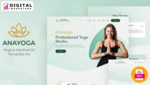 Anayoga - Yoga Teacher & Studio Elementor Template Kit [GPL]