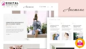 Anemone - Blog & Magazine Elementor Template Kit [GPL]