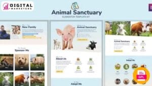 Animal Sanctuary Non-Profit Template Kit [GPL]