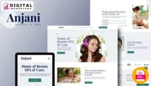 Anjani - Spa & Beauty Elementor Template Kit [GPL]