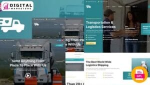 Antar - Transportation & Logistics Elementor Template Kit [GPL]