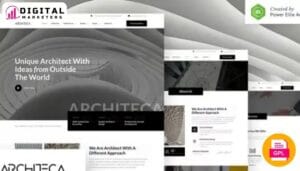 Architeca - Architecture Agency & Interior Design Elementor Template Kit [GPL]