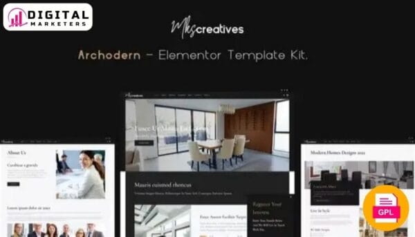 ArchoDern - Interior & Architecture Elementor Template Kit [GPL]