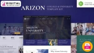 Arizon - College & University Elementor Template Kit [GPL]