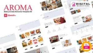 Aroma - Bakery & Cake Elementor Template Kit [GPL]
