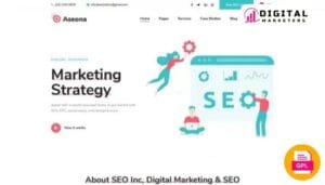 Aseona - SEO & Digital Marketing Elementor Template Kit [GPL]