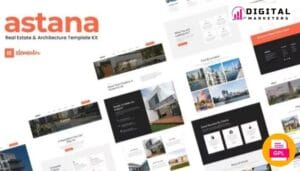 Astana - Real Estate & Architecture Elementor Template Kit [GPL]
