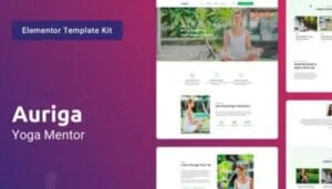 Auriga - Health Coach & Yoga Mentor Elementor Template Kit [GPL]